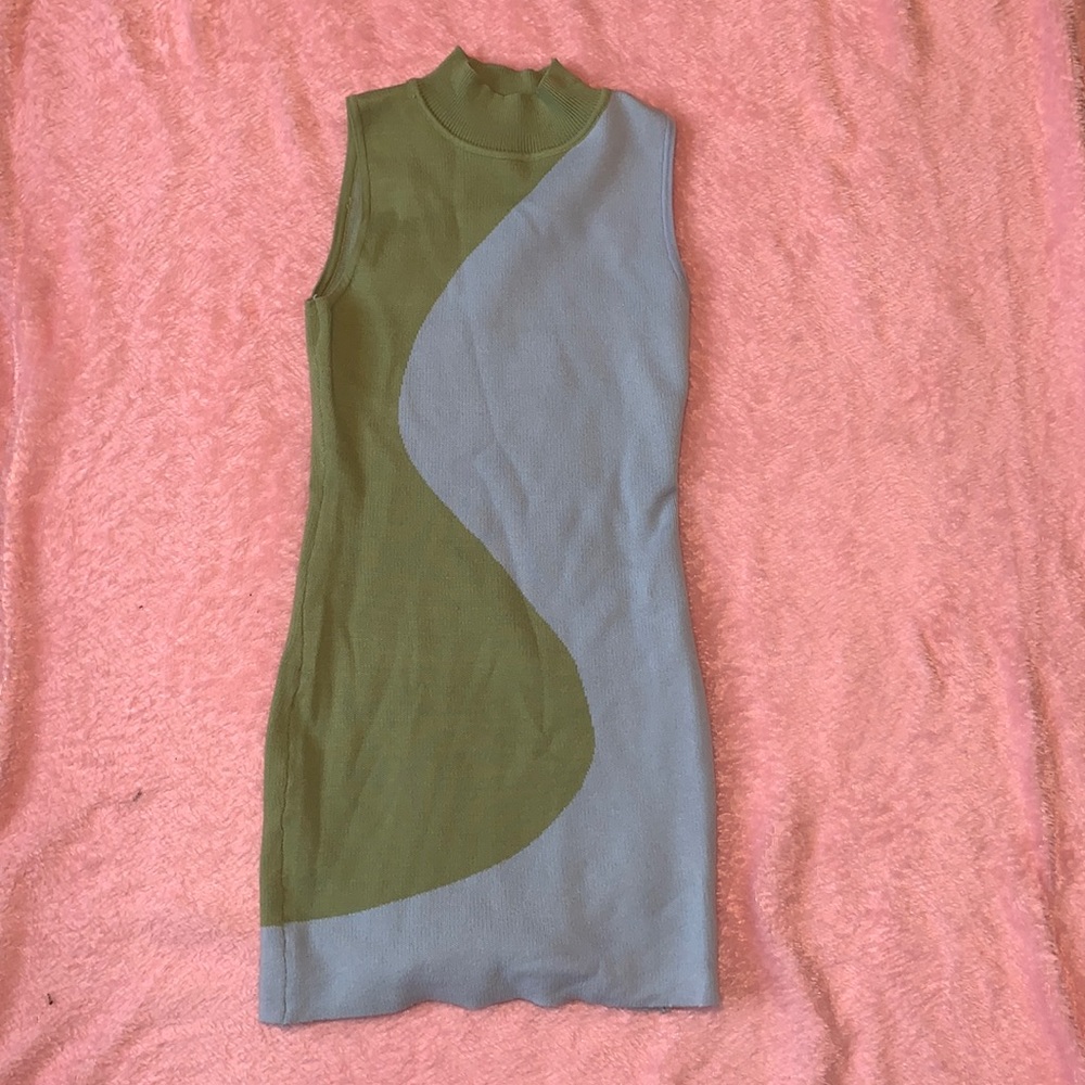Groovy 60s Knit Mod Dress
